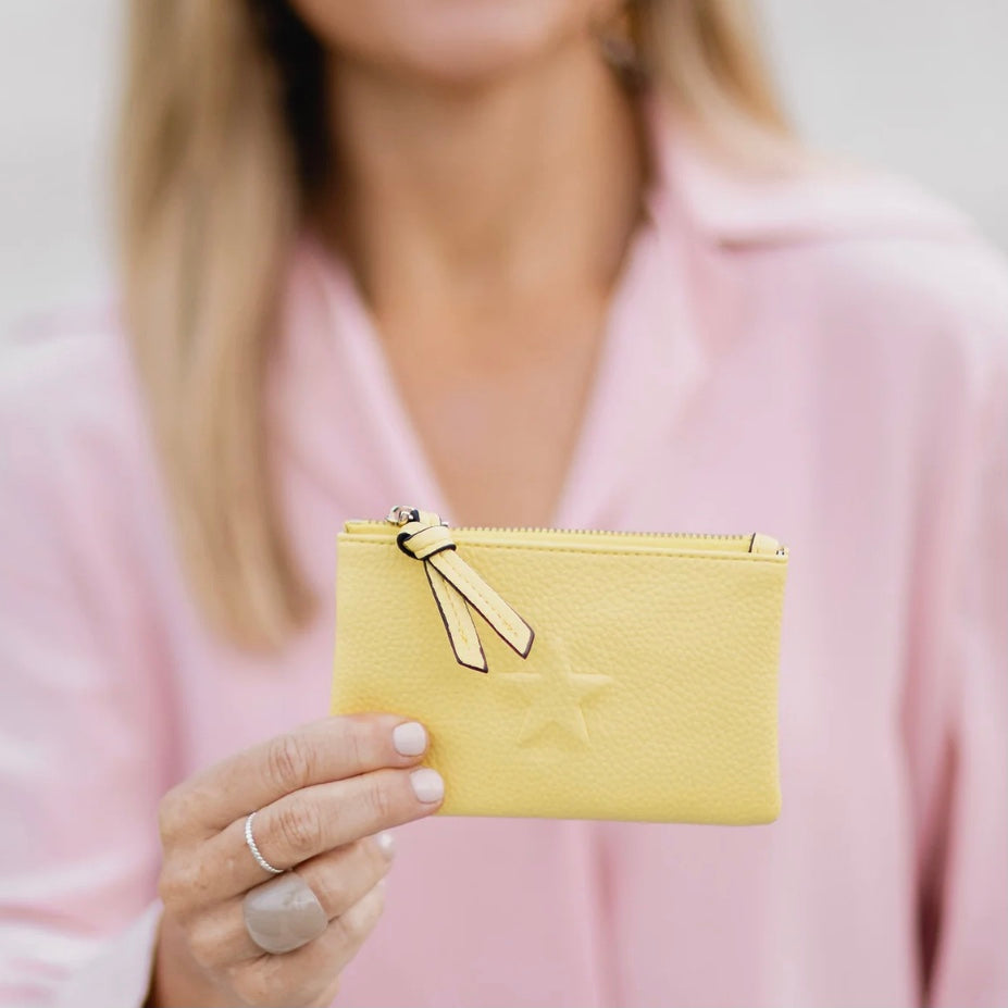 Star Coin Purse Lemon