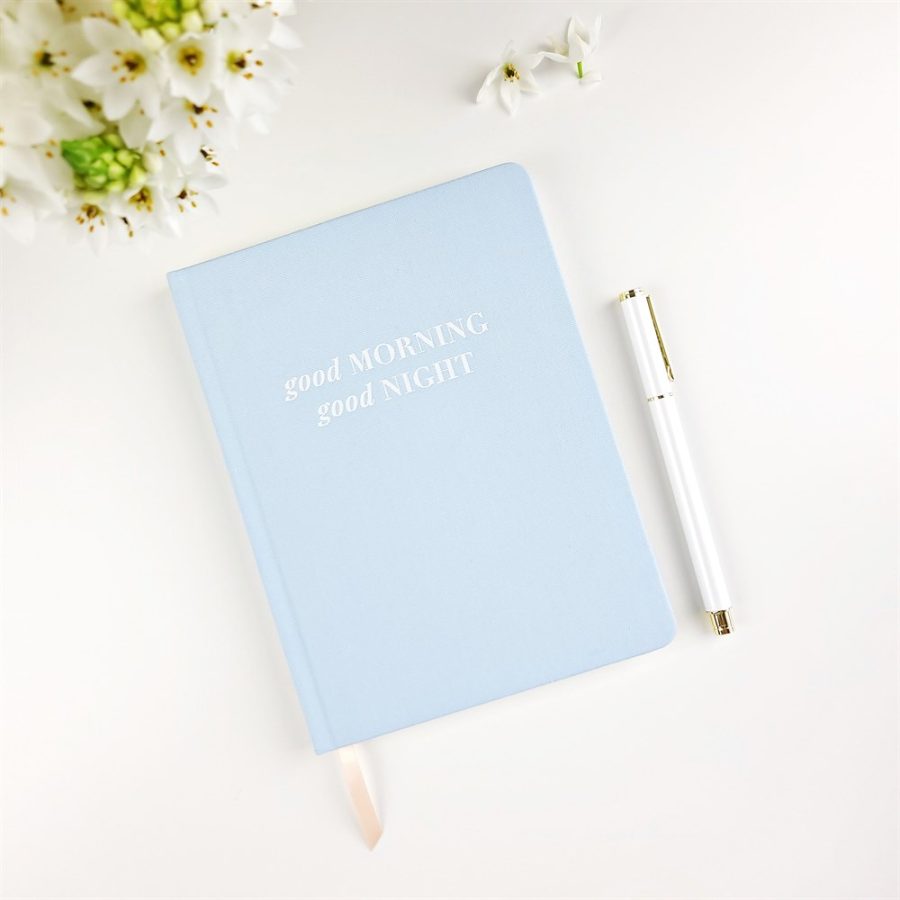 Good Morning Good Night - Daily Practice Journal Sky Blue