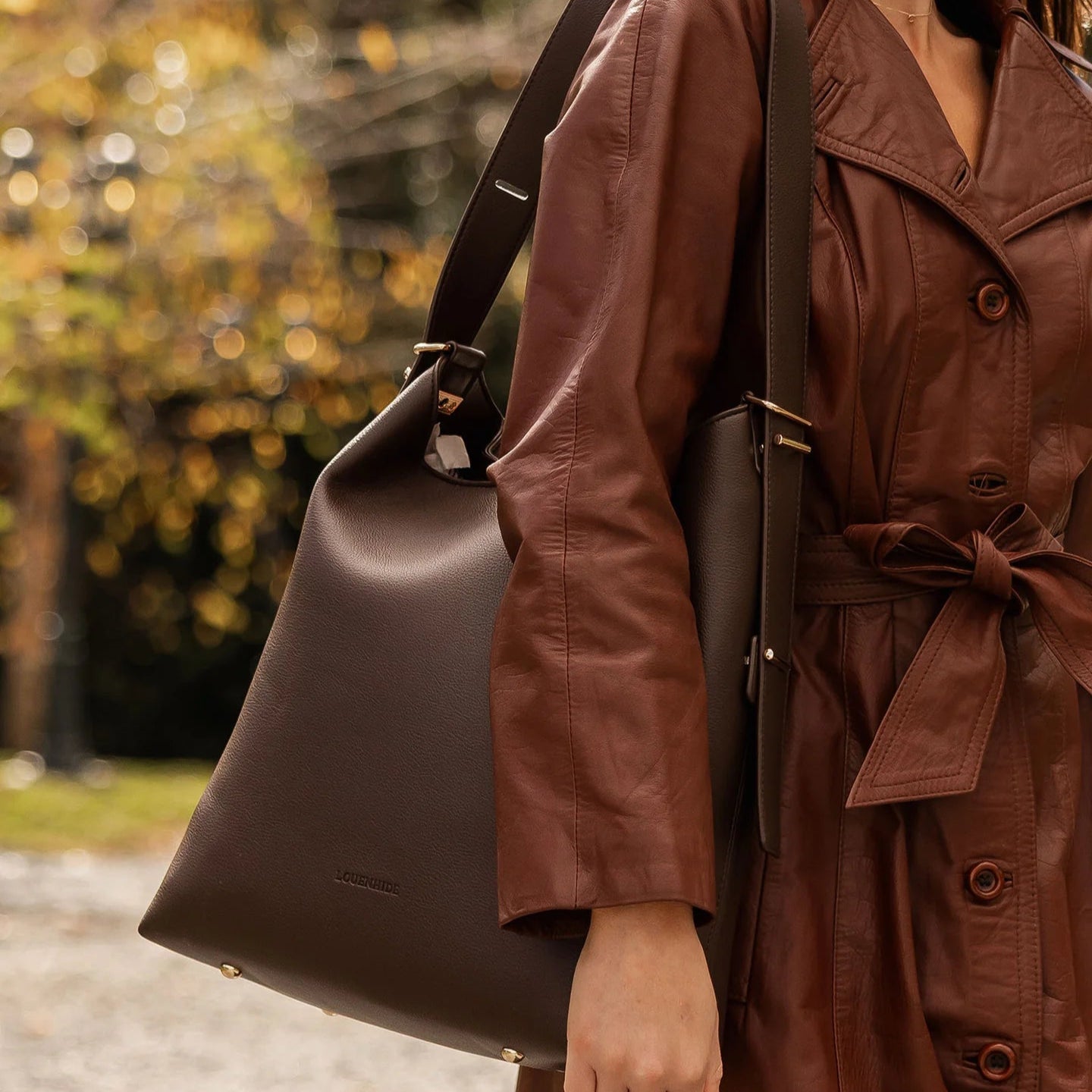 Audrey Bucket Bag Chocolate