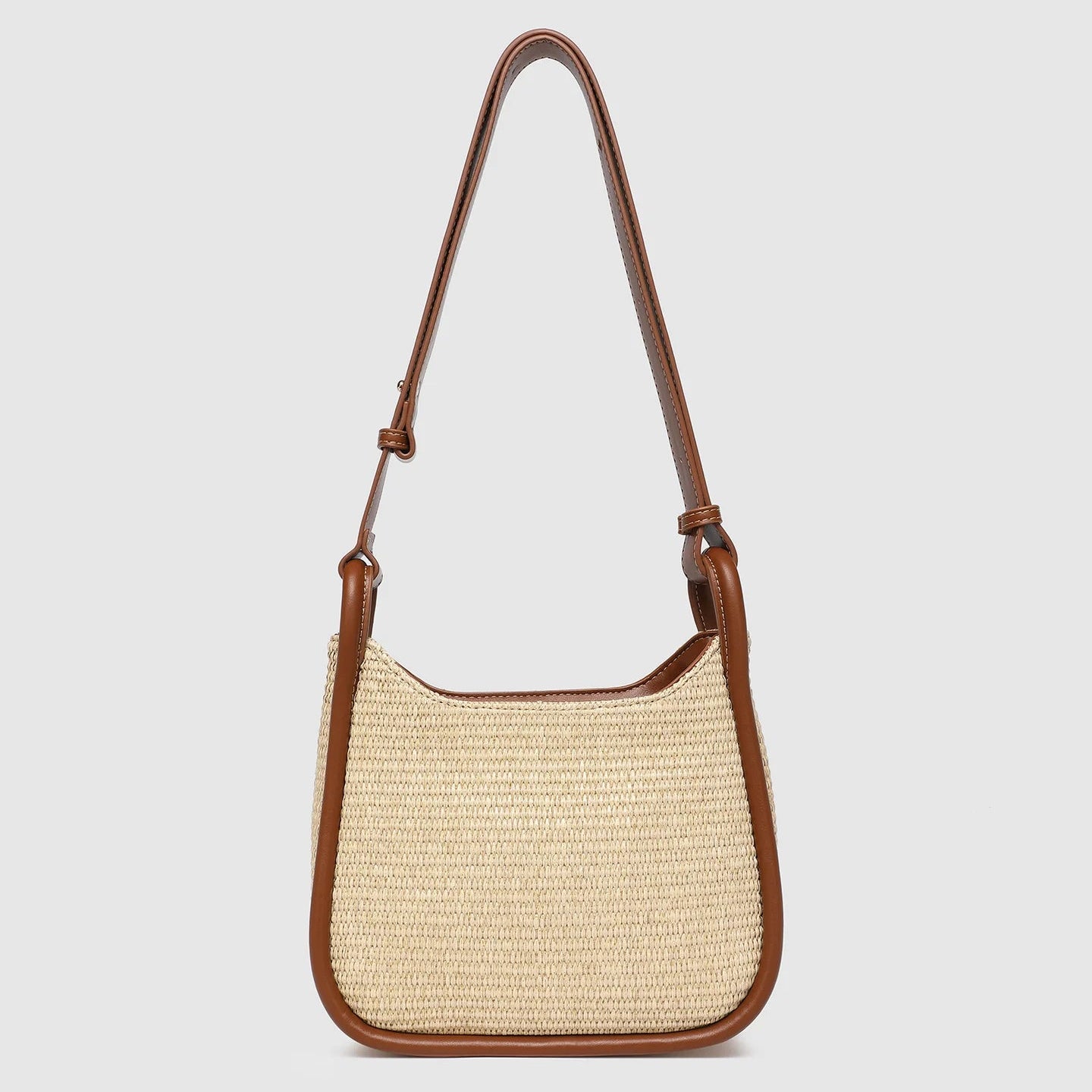 Clare Shoulder Bag Raffia Tan