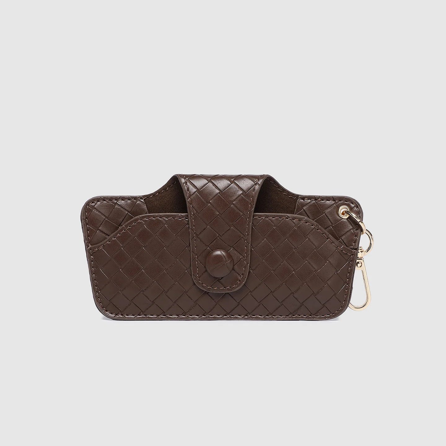 Skittle Sunglass Case Woven Chocolate