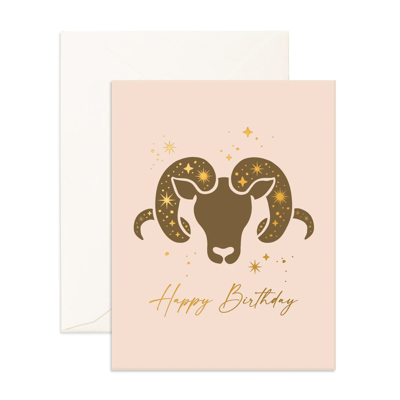 Zodiac Aries Greeting Card