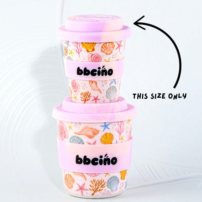 BBcino Reusable Cup: Mini SHELL YEAH (120mL)
