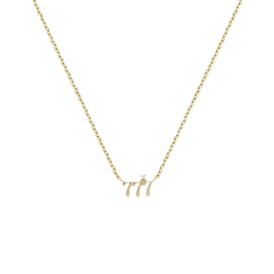 777 Angel Number Necklace