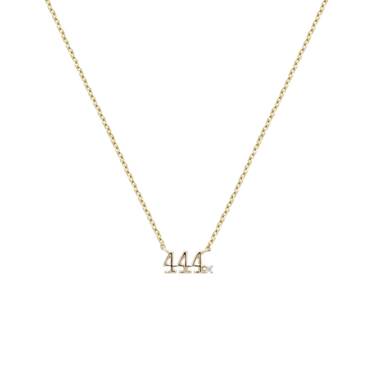 444 Angel Number Necklace