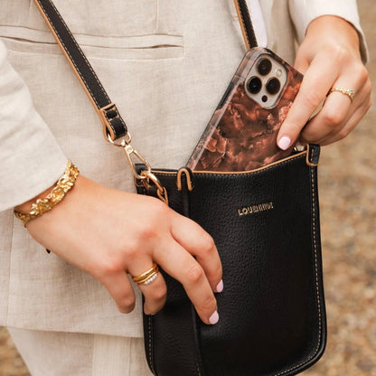 Parker Phone Crossbody Bag Black