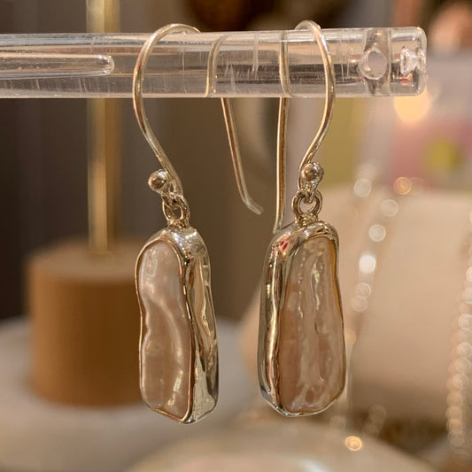 Mimi Biwa Pearl Drop Earrings