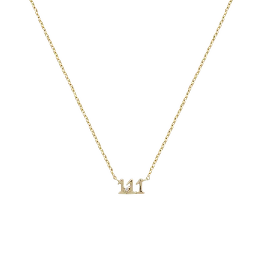 111 Angel Number Necklace
