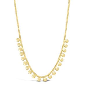 Jess Disc Choker 18K Gold Vermeil Necklace