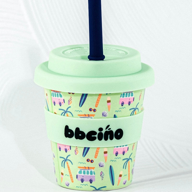 BBcino Reusable Cup: Mini BEACH BUMS (120mL)