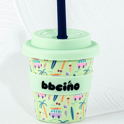 BBcino Reusable Cup: Mini BEACH BUMS (120mL)
