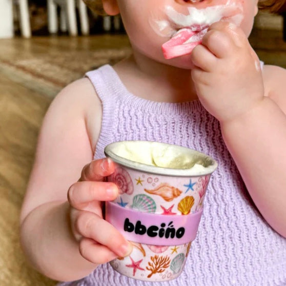 BBcino Reusable Cup: Mini SHELL YEAH (120mL)
