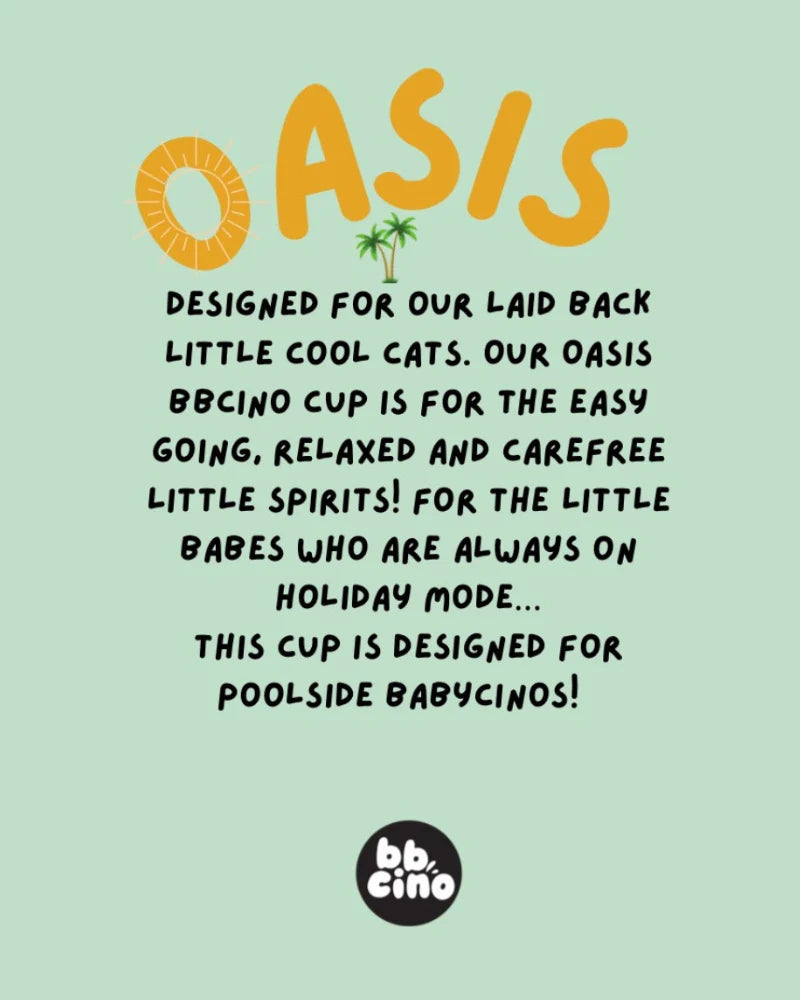 BBcino Reusable Cup: Mini OASIS (120mL)