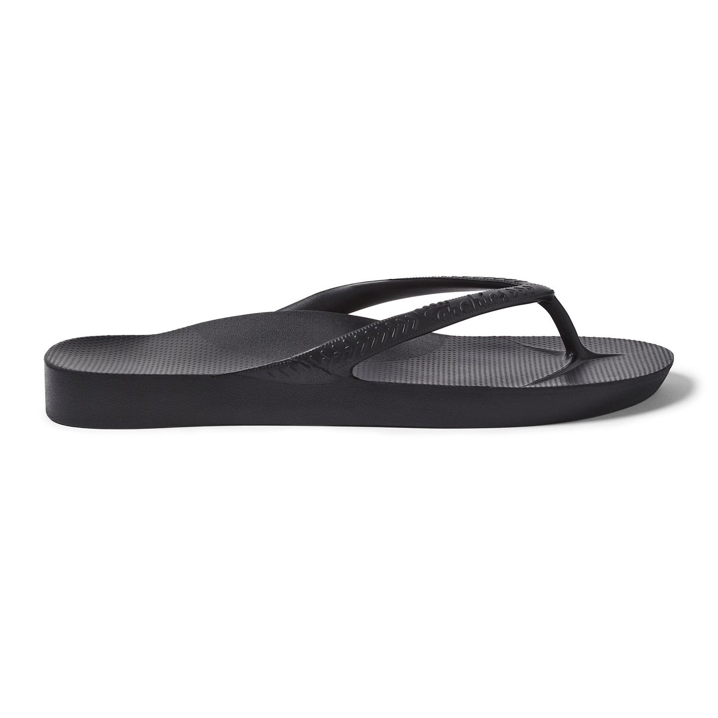 Archies Arch Support Thongs: Black