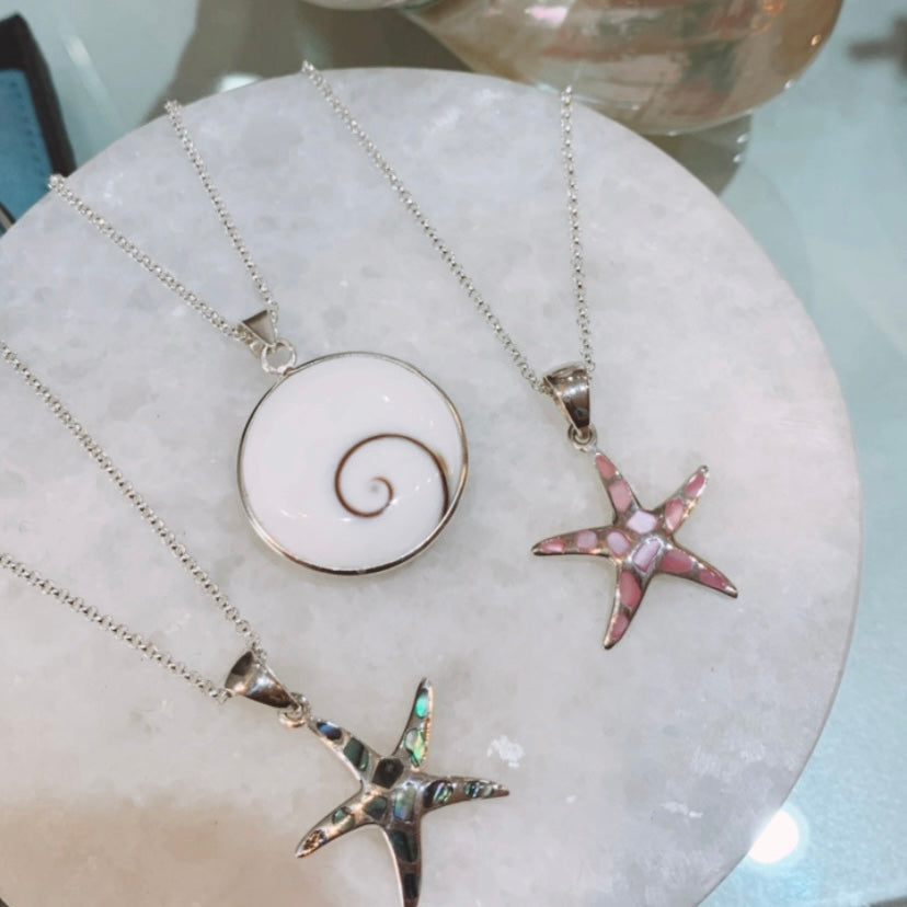 Mira Shiva Shell Pendant Necklace