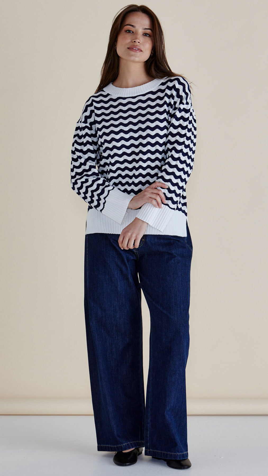 Ember Stripe Lightweight Knit by Betty Basics
