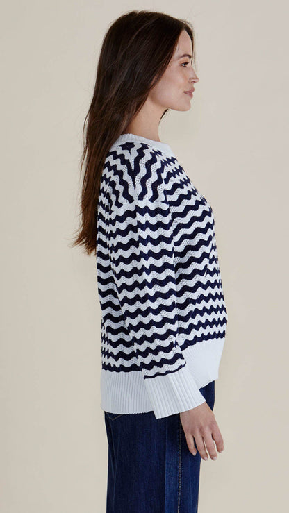 Ember Stripe Lightweight Knit by Betty Basics