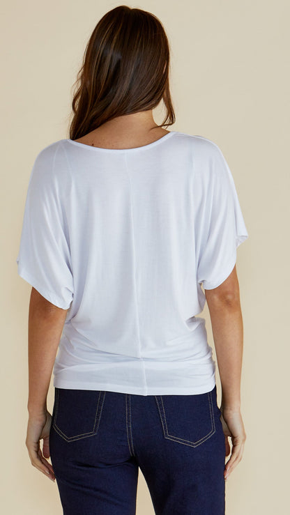 Maui White Tee by Betty Basics