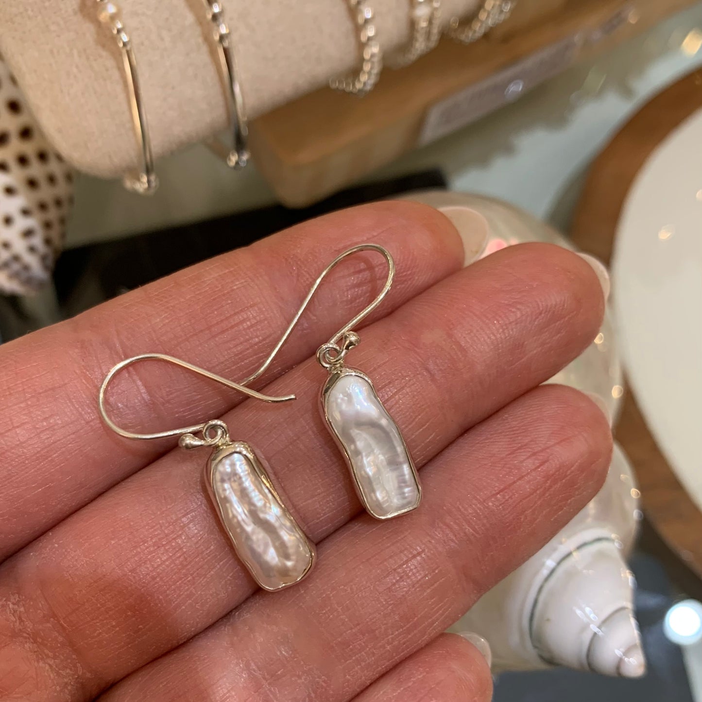 Mimi Biwa Pearl Drop Earrings