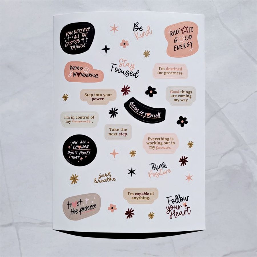 Lifestyle Stickers & Label Set