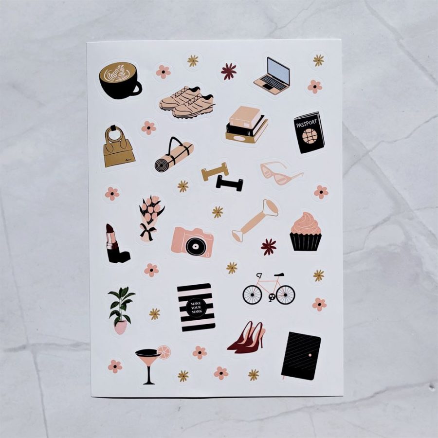 Lifestyle Stickers & Label Set