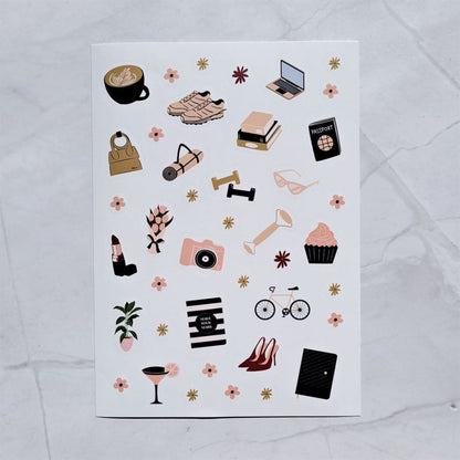 Lifestyle Stickers & Label Set