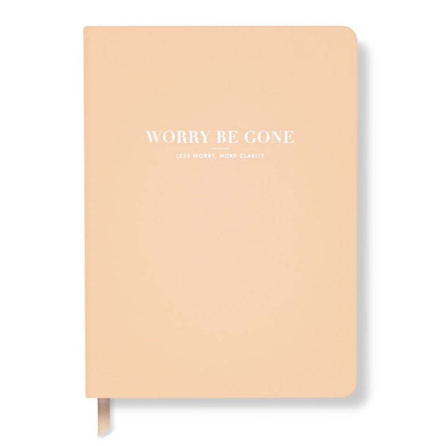 Worry Be Gone - Clarity Journal in Vanilla