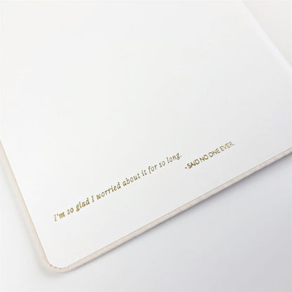 Worry Be Gone - Clarity Journal in Stone