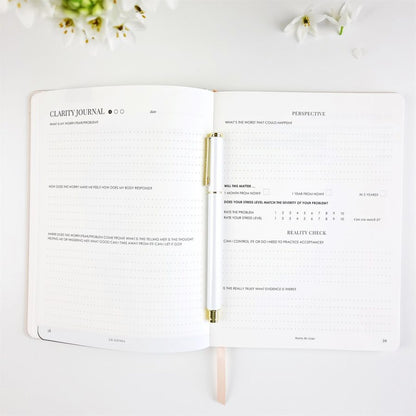 Worry Be Gone - Clarity Journal in Stone