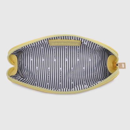 Jayne Slim Makeup Pouch Lemon