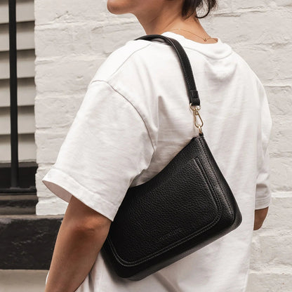 Linda Shoulder/Crossbody Bag Black