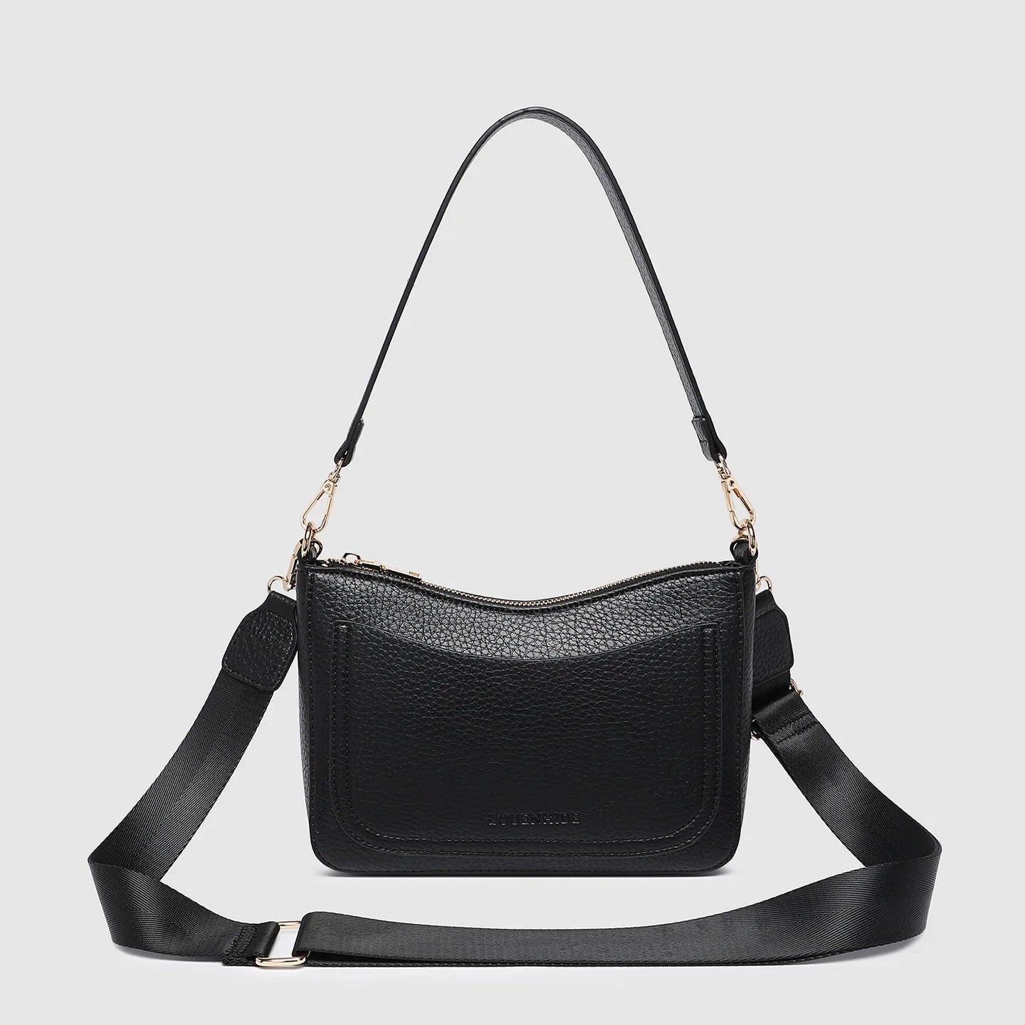 Linda Shoulder/Crossbody Bag Black
