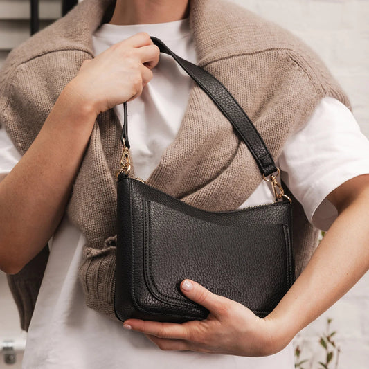 Linda Shoulder/Crossbody Bag Black