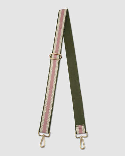 Alexis Weekender Travel Bag Blush Stripe