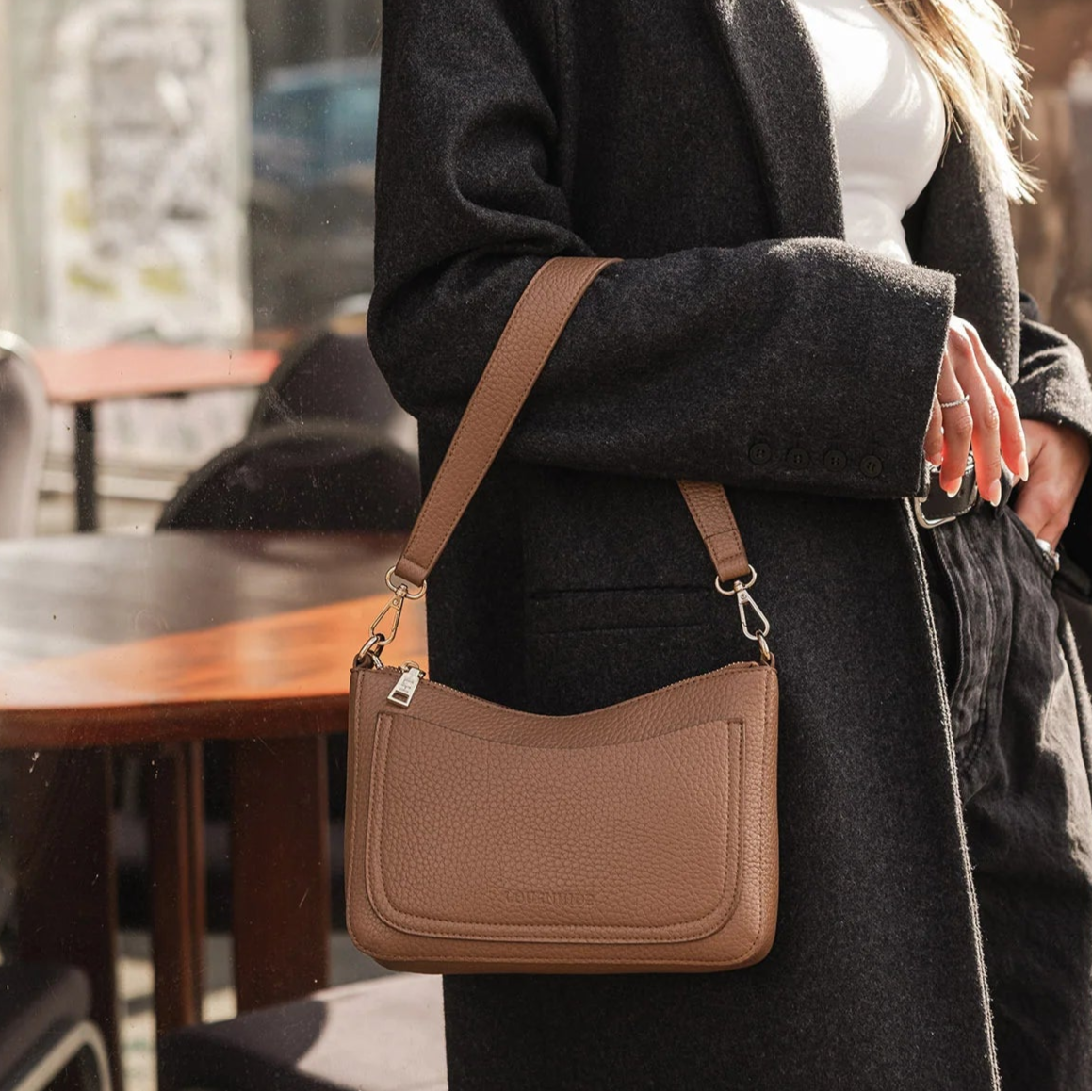 Linda Shoulder/Crossbody Bag Caramel