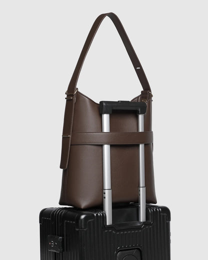 Audrey Bucket Bag Chocolate