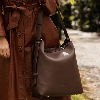 Audrey Bucket Bag Chocolate