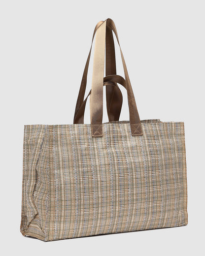 Simpson Shopper Tote Bag Taupe