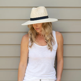 Roy Panama Cream Hat Unisex