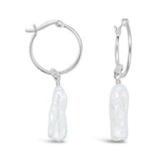 Elle Baroque Pearl Drop Earrings