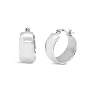 Emma Hoop Earrings Silver