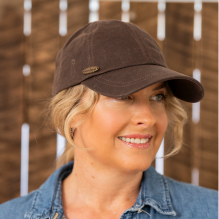 Teo Cotton Cap with Waxed Finish (Unisex)