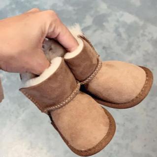 Kids Platinum Baby Boots (Made in Australia) Chestnut