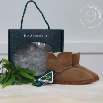 Kids Platinum Baby Boots (Made in Australia) Chestnut