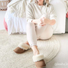 Eden Platinum Slippers (Australian Sheepskin)