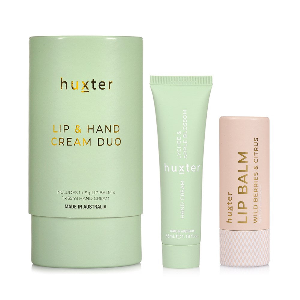 Lip & Hand Cream Gift Set Duo - Green