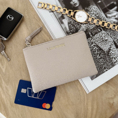 Kuta Coin Purse in Oat