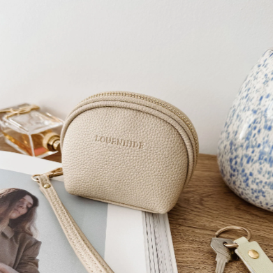 Paige Coin Purse in Oat