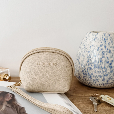 Paige Coin Purse in Oat
