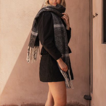Soft Scarf Bristol by Louenhide (Charcoal)